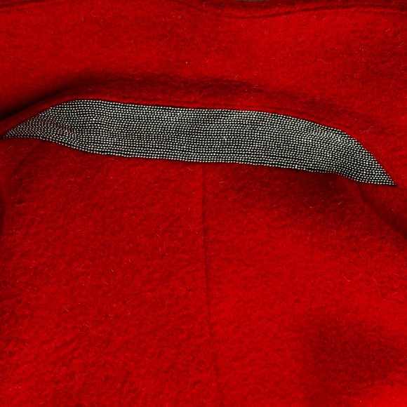 Brunello Cucinelli Womens Monili Collar Poppy Coat WOMENS SZ IT 40 / US 4 - Picture 10 of 16